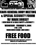 "CAOS General Body Meeting and Worskhop"